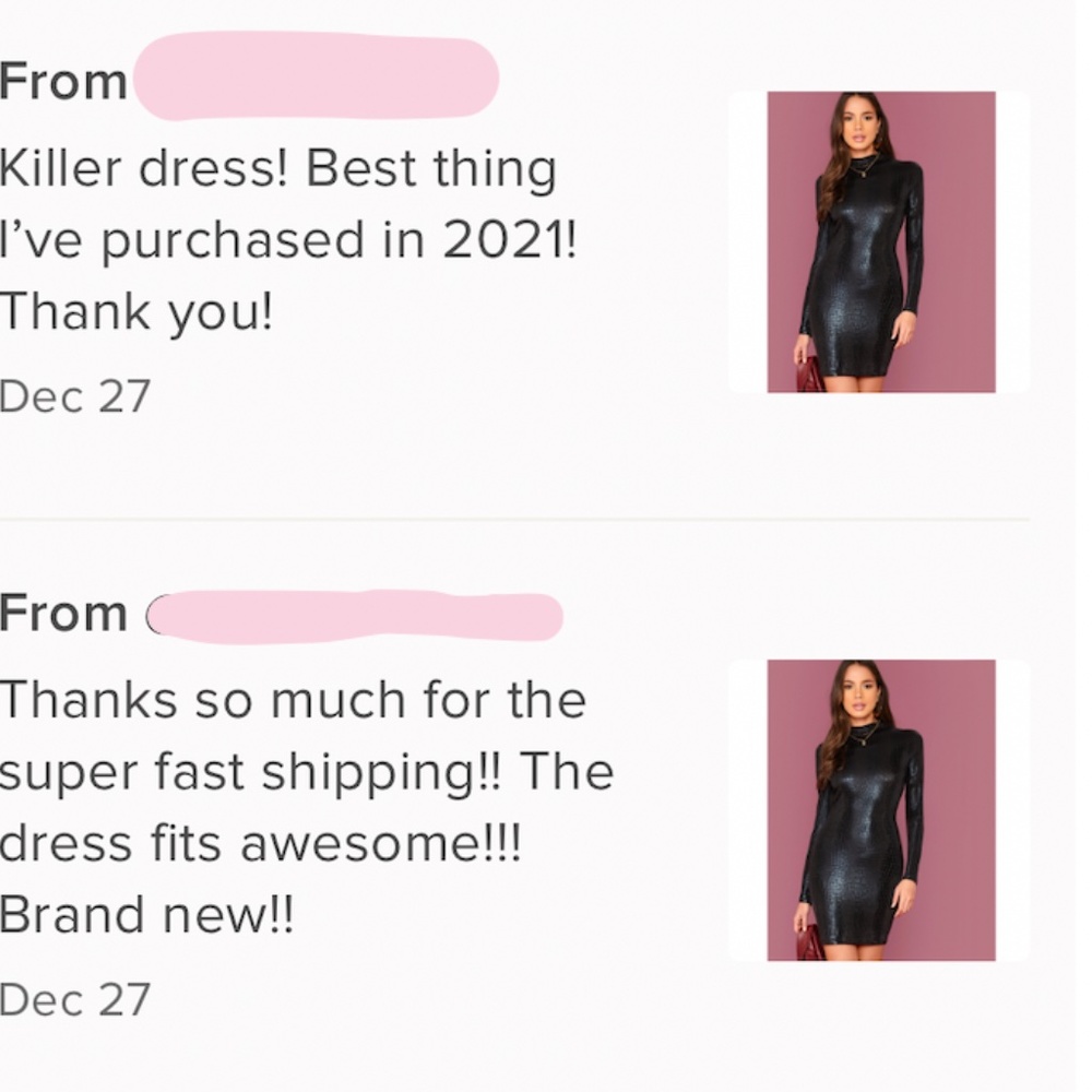 Reptile Texture Black Glamorous Slim Mini Dress - Picture 9 of 16